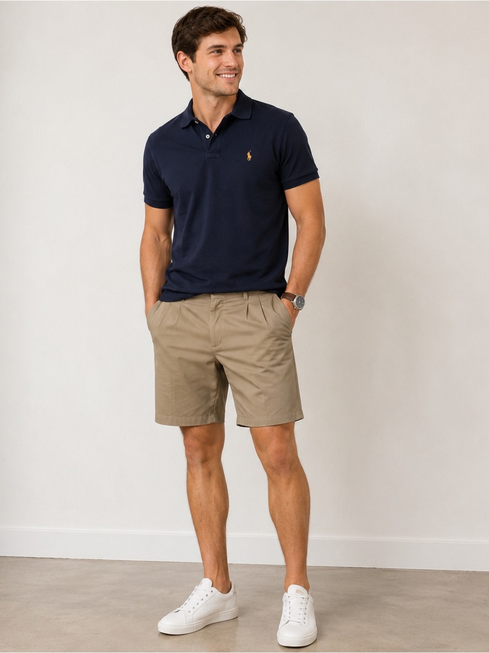 Greg Norman Pleated Shorts - Classic Tailored Style size 38